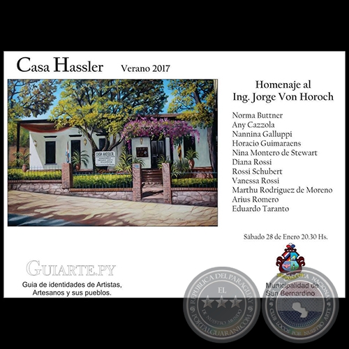 Homenaje a Jorge Von Horoch - Sábado 28 de enero de 2017